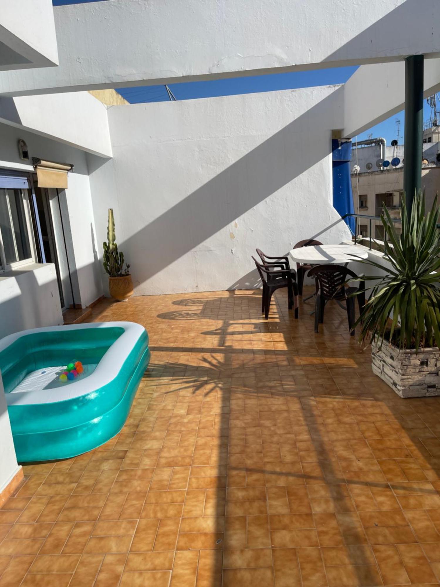 Appartement Centre-Ville Avec Piscine Pour Enfants Tanger Exterior foto